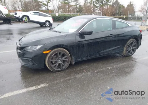 2020 Honda Civic Sport из США, поврежденный, VIN 2HGFC4B83LH304811